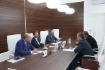 В рамках XIII Международного Инвестиционного форума «Сочи-2014» состоялась рабочая встреча Алексея Миллера (слева в центре) и Александра Худилайнена
