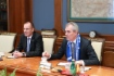 Председатель Правления OMV AG Райнер Зеле (справа) во время рабочей встречи с Алексеем Миллером