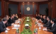 Рабочая встреча Алексея Миллера и Президента, генерального директора Petrovietnam До Ван Хау
